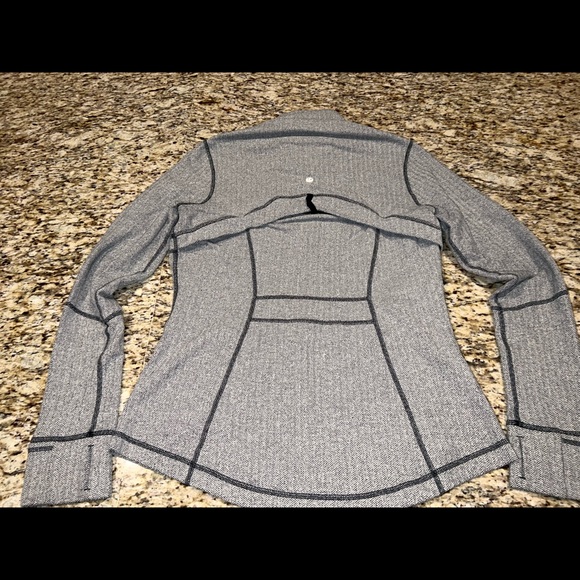 Lululemon Define Jacket - Heathered Herringbone Heathered Black White - Picture 4 of 7